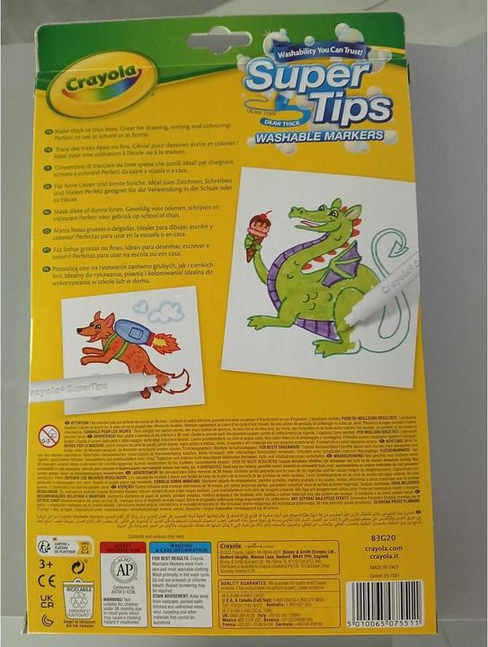Image du produit Crayola 24 Feutres pointe supertips (Multi, 24 x)