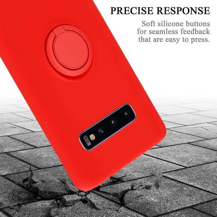 Actual product image Cadorabo TPU Liquid Ring Silicone Case Cover (Samsung Galaxy S10+)
