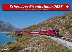 Produktbild Schweizer Eisenbahn 2026 (Französisch, Deutsch)