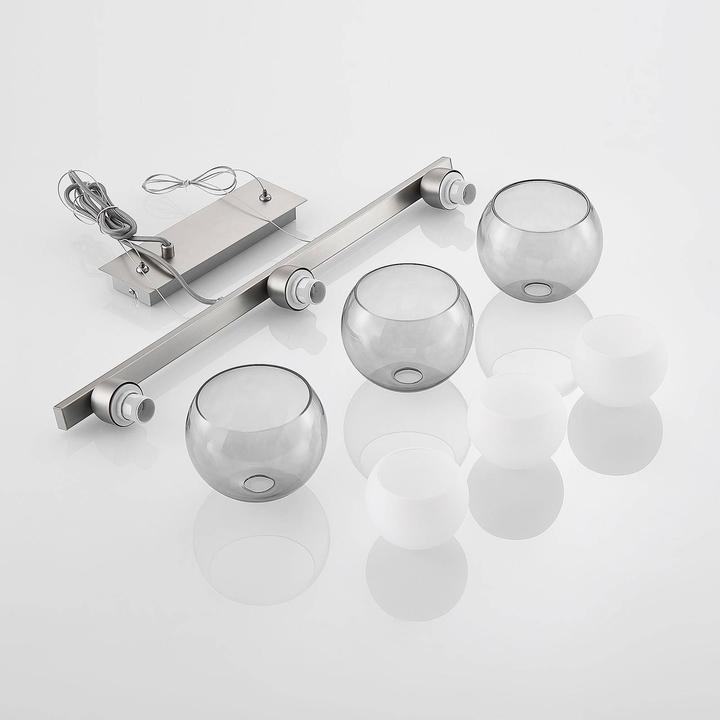 Immagine prodotto Lucande Lampada a sospensione Kaiya 3 L14 nickel (E14)