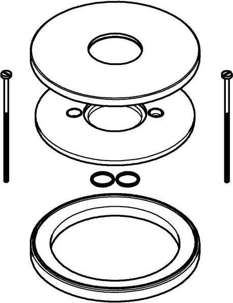 Immagine prodotto Grohe Rosone/anello di distanza per Essence in nichel spazzolato