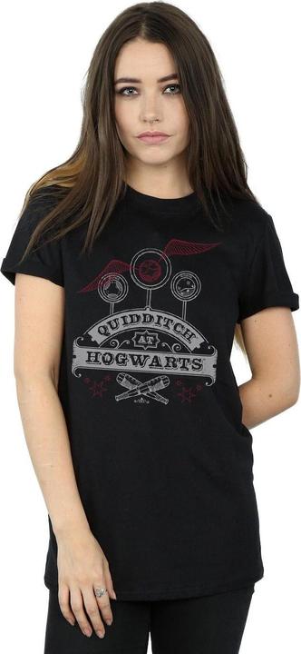 Produktbild Quidditch At Hogwarts Boyfriend Fit TShirt (L)