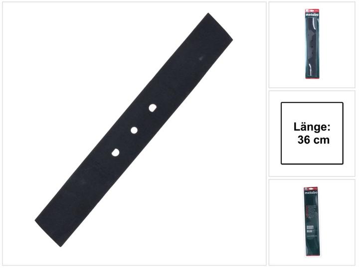 Produktbild Metabo Sichelmesser 36 cm (Rasenmäher, Rasenmäher Messer + Ersatzmesser Gartenmaschinen)