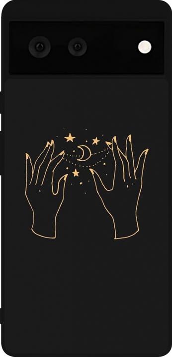 Produktbild PhoneLook Hülle Silikon schwarz Grey magic hands (Google Pixel 6)