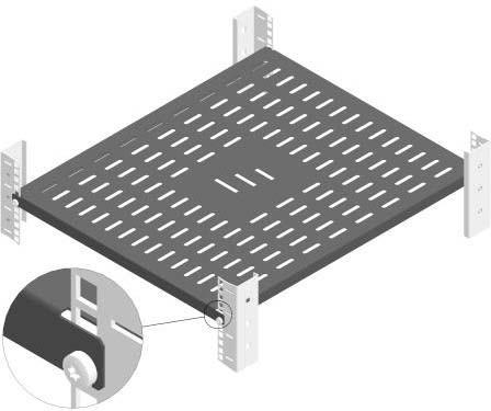 Image du produit Enoc Tablette fixe 19 pouces 580mm 50kg FH 580-S