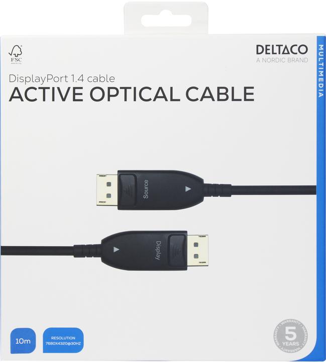 Produktbild Deltaco DP-AOC10 (10 m, DisplayPort)