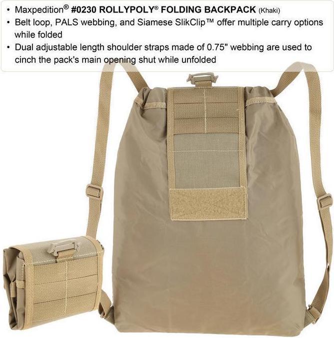 Produktbild Maxpedition Rollypoly Faltrucksack