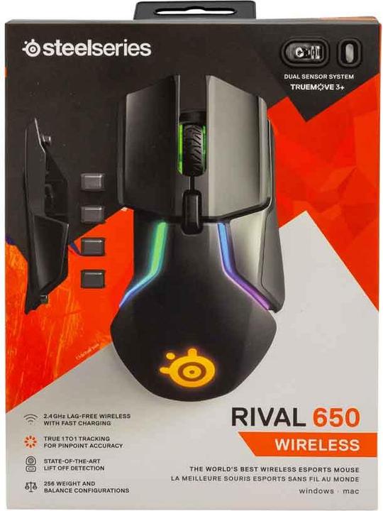 Productafbeelding SteelSeries Rivaal 650 (Draadloze, Bedraad)