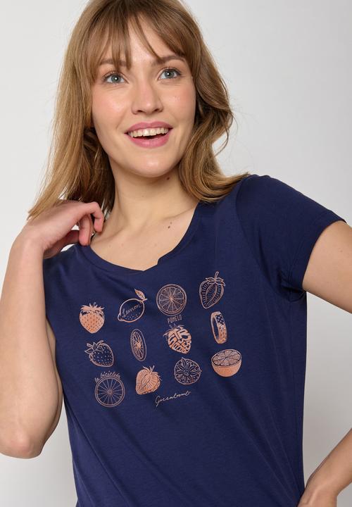 Image du produit Greenbomb Women's Bike Strawberry Loves T-Shirt (M)