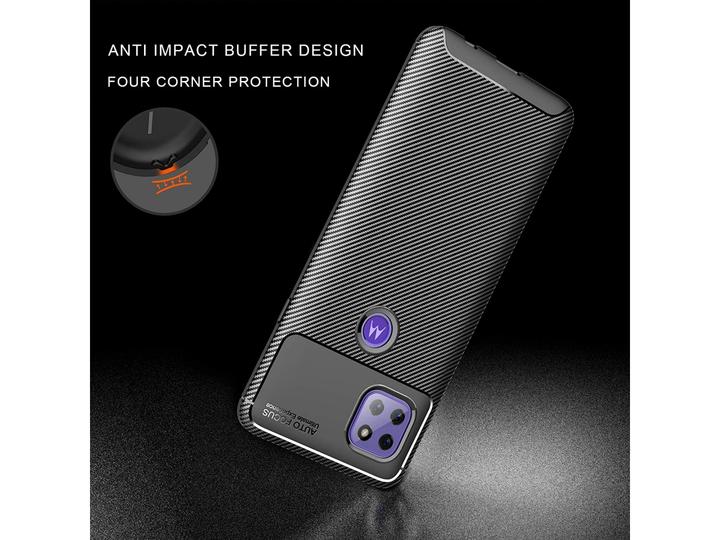 Immagine prodotto Screenguard Motorola Moto G 5G Cover Carbon Design Custodia in TPU (Motorola Moto G 5G)