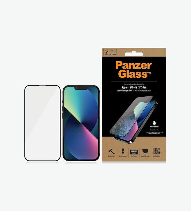 Produktbild PanzerGlass Displayschutzfolie (1 Stück, Apple iPhone 13)