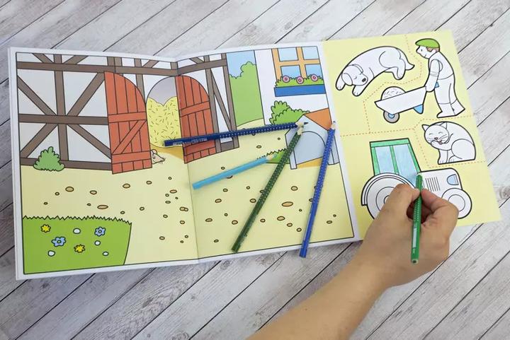 Actual product image We do handicrafts. - Paint, cut out, glue - farm