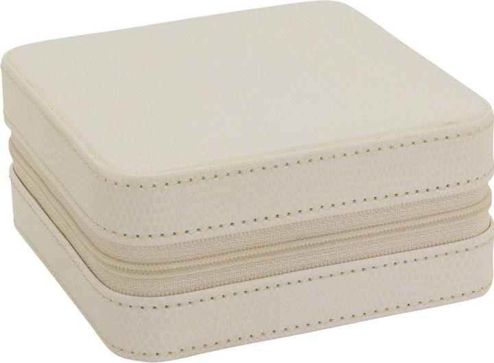 Actual product image Friedrich Stylish cream travel jewellery box Milano 20143-9