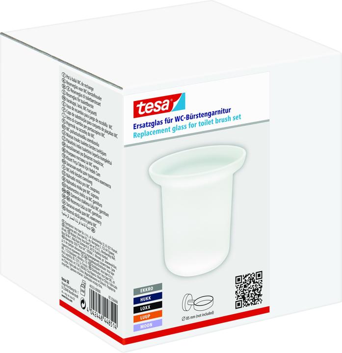 Image du produit tesa Verre de rechange Porte-brosse WC avec solution adhésive sans perçage