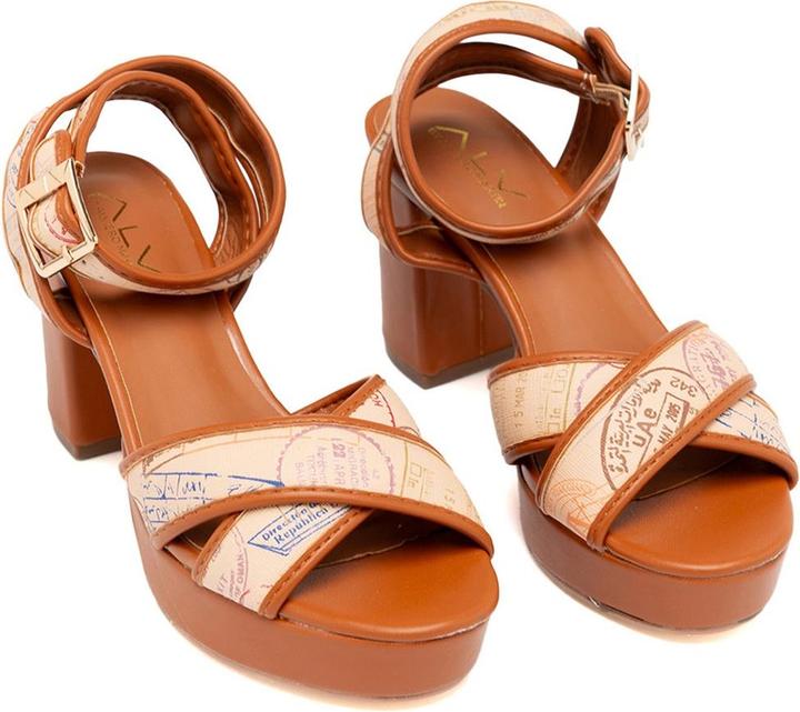 Actual product image ALV by Alviero Martini Damen-Sandalette Mit Absatz - Modell Eterea Prime - 100% Polyurethan (36)