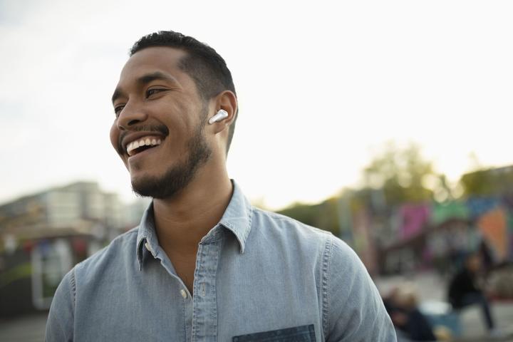 Actual product image Cellularline Elusion Headphones In Ear White (ANC, 15 h, Wireless)