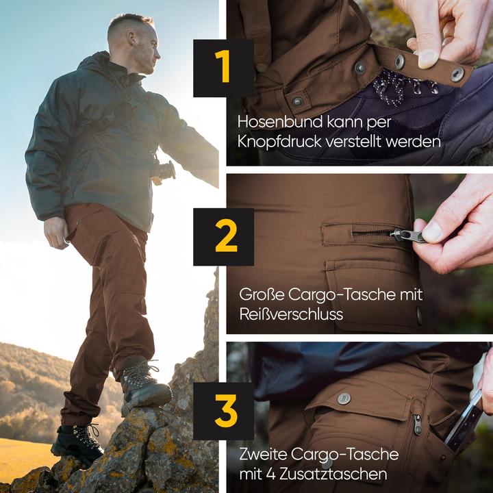 Immagine prodotto Normani Herren Wanderhose - Outdoorhose (56)