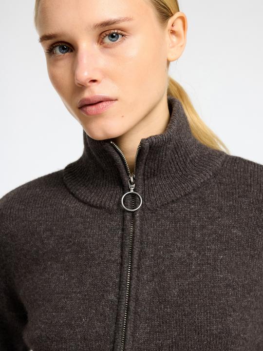 Image du produit Selected Femme Pull demi-zip en tricot (M)