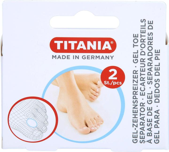 Axisis Zehenspreizer aus Gel TITANIA, 2 St (Zehentrenner)
