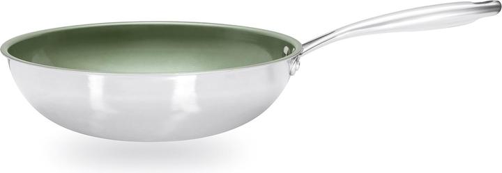 Actual product image Just Vegan Cera Vegan (28 cm, Wok, Stainless steel)