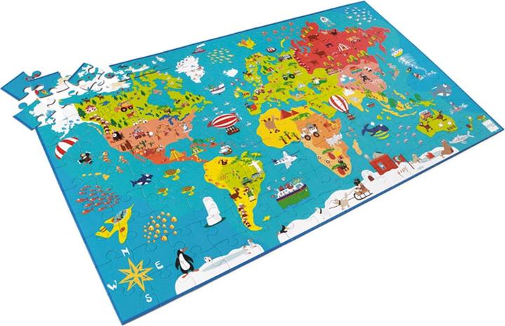 Actual product image Scratch World map (150 pieces)