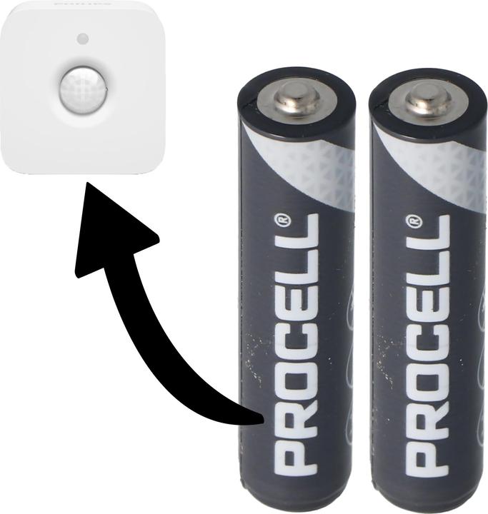 Produktbild Duracell Batterie für Philips HUE Motion Indoor Sensor (2 Stk., AAA)