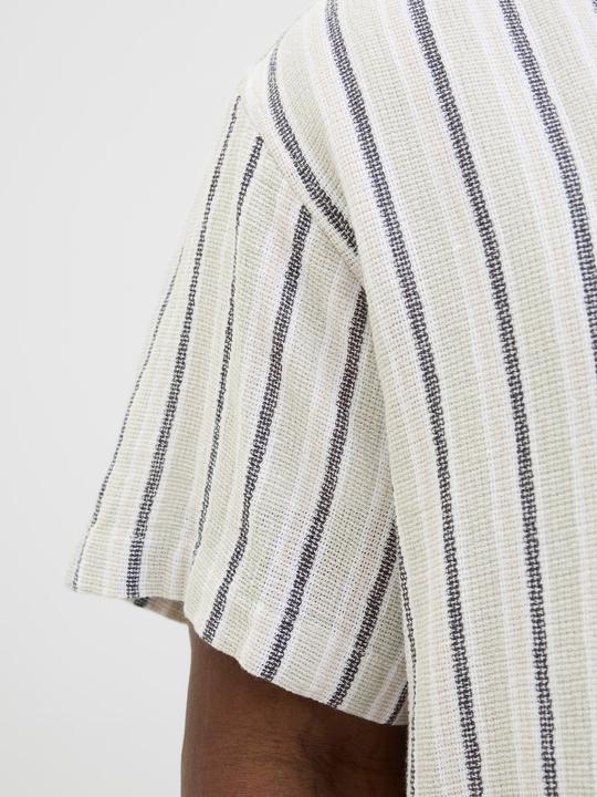 Actual product image Jack & Jones Jorcoba Stripe Resort Shirt Ss Sn Pls (4XL)