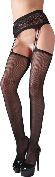 Cottelli Collection Suspender and stockings one piece