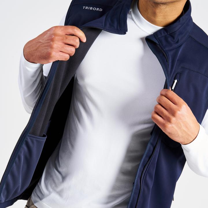 Immagine prodotto Tribord Softshell gilet vela uomo antivento 900 blu navy (3XL)