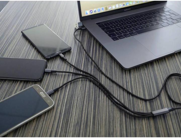 Image du produit Smrter USB C – USB C/Lightning/Micro USB (1.20 m, USB 2.0)