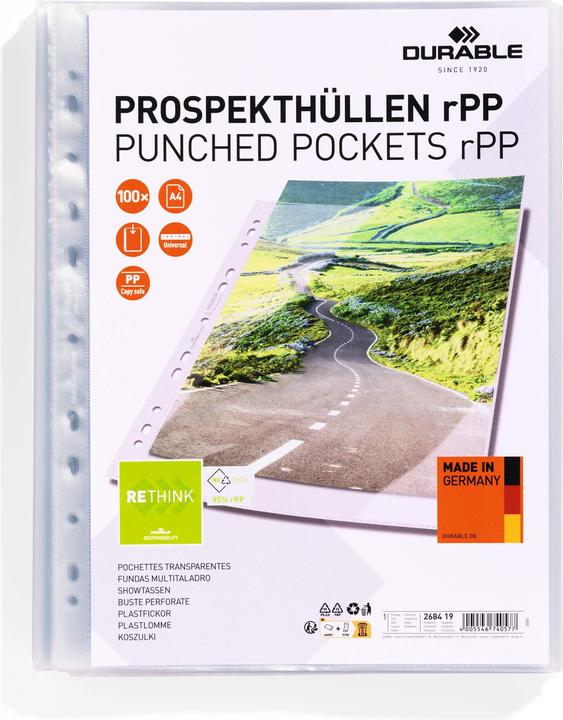 Produktbild Durable Prospekthüllen (A4, 100 x)