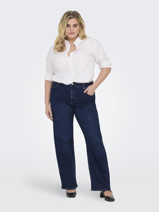 Produktbild Only Weiter Beinschnitt Hohe Taille Curve Jeans Weit geschnitten jeans (W52/L30)