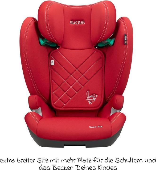 Actual product image Avova Sora-Fix from 100 cm - 150 cm / 4-12 years (Booster seat, ECE R129/i-Size Standard)