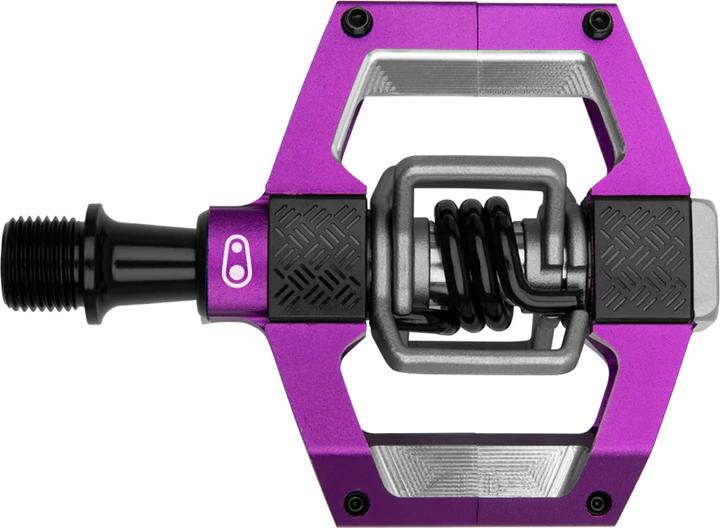Productafbeelding Crankbrothers Pedaalhamer Trail paars/zwarte veer