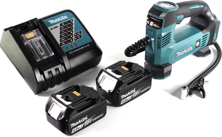 Immagine prodotto Makita DMP 180 RM Compressore a batteria 18 V 8,3 bar + 2x batteria 4,0 Ah + caricatore (0 l)