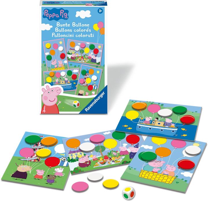 Produktbild Ravensburger Peppa Pig Bunte Ballone (Deutsch, Italienisch, Französisch)