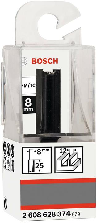 Produktbild Bosch Professional Zubehör Nutfräser, 8 mm, D1 12 mm, L 32 mm, G 62 mm