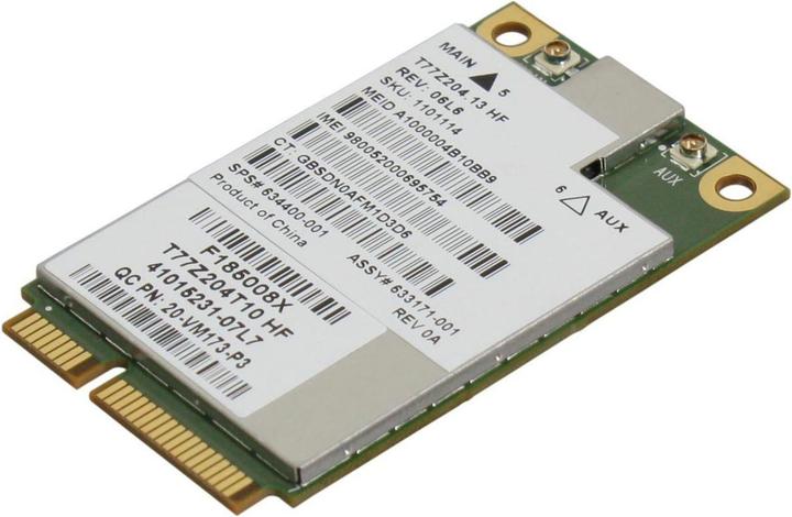 HP WWAN G3K HSPA Minicard