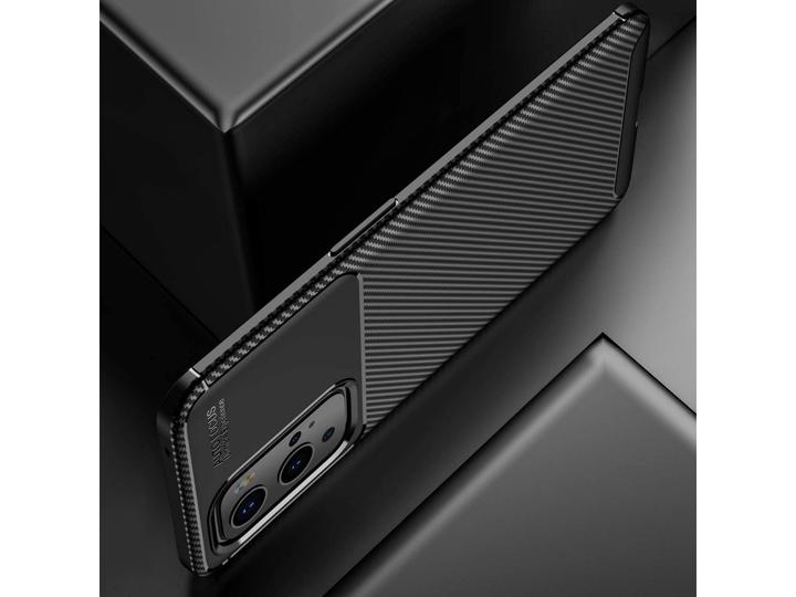 Actual product image Screenguard OnePlus 9 Pro Cover Carbon Design TPU Case (OnePlus 9 Pro)