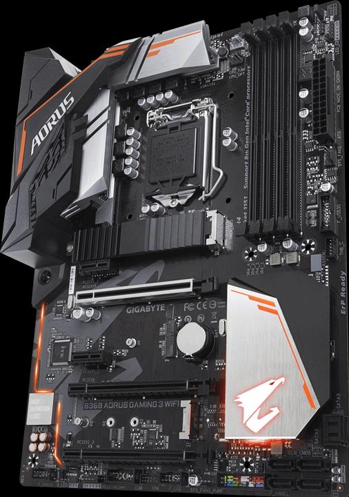 Produktbild Gigabyte B360 AorusGaming 3 Wifi (LGA 1151, Intel B360, ATX)