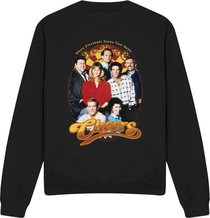 Actual product image Cheers Unisex Adult Group Shot Sweatshirt (S)