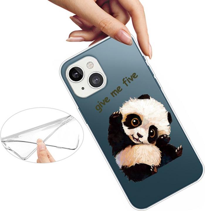 Produktbild Ueli Express iPhone 14 Plus Super Slim Gummi Schutzhülle Panda (Apple iPhone 14 Plus)