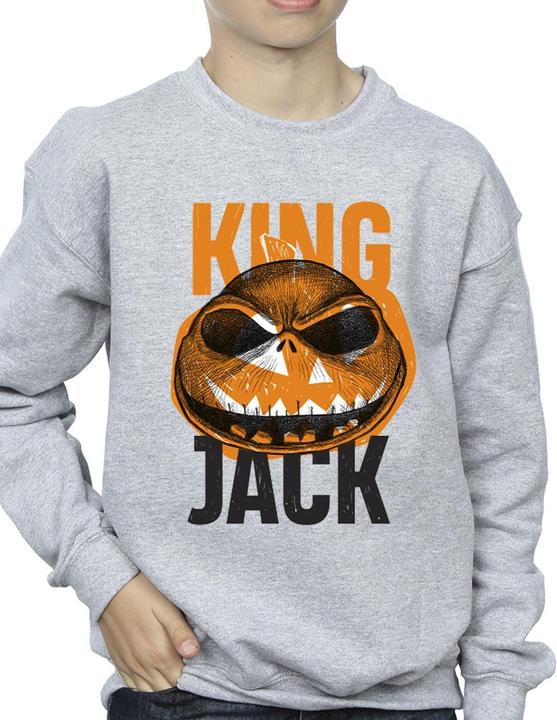 Actual product image Disney Boys The Nightmare Before Christmas King Jack Sweatshirt (128)