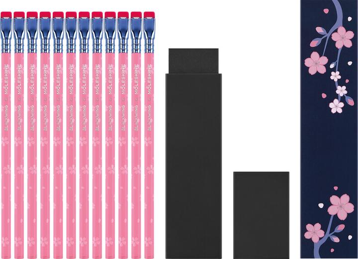 Immagine prodotto Moleskine Matite BLACKWING Sakura con gomma (12 x)