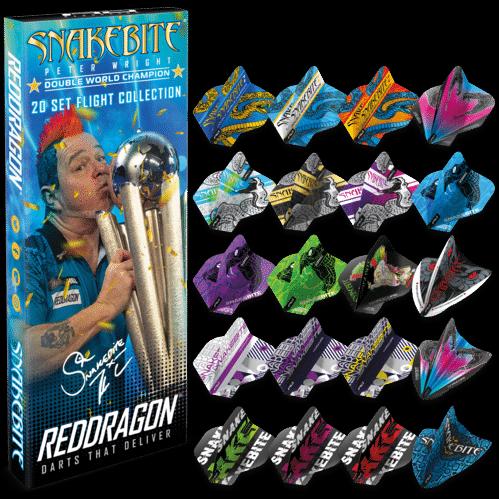 Immagine prodotto Red Dragon Peter Wright Snakebite DWC Flight Collection 20 set
