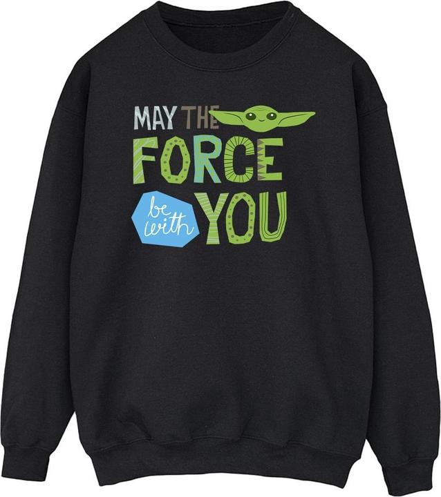 Immagine prodotto Star Wars The Mandalorian May The Force Be With You Felpa Uomo (S)