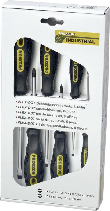 Actual product image Proxxon Workshop screwdriver set (Pozidriv cross recess (PZ), Slotted screws)