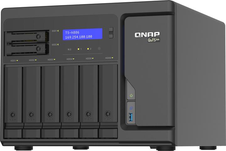 Actual product image QNAP TS-h886-D1602-8G (0 TB)