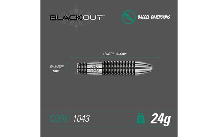Actual product image Winmau Steeldart Blackout 1043-24g (24 g)