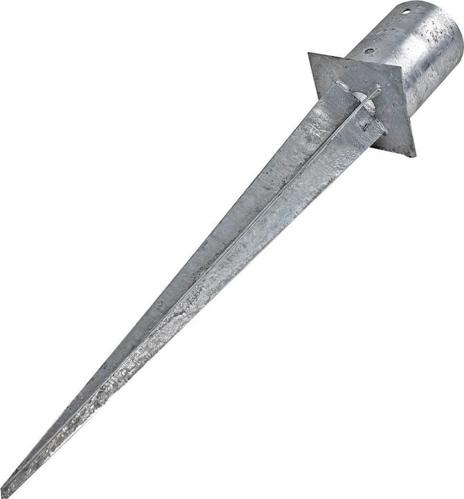 Actual product image Dema Pfosten - Einschlagbodenhülse Einschlaghülse Bodenhülse Pfostenträger rund Ø 100